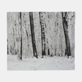 Winterschneebaume - - fleecedecke