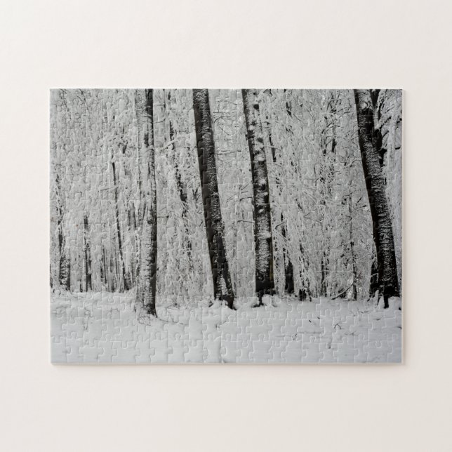 Winterschneebaume - - puzzle (Horizontal)