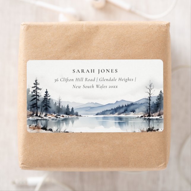 Winterschneebergsee Landschaft Anschrift (Insitu)