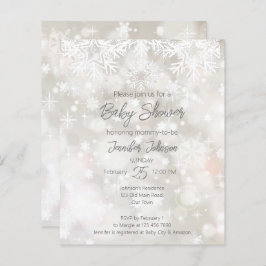 Winterschneefarben in Pastelltönen Kinderdusche