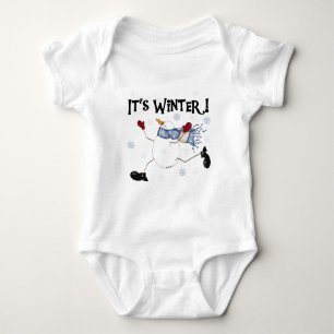 Winterschneeferien Baby Strampler