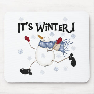 Winterschneeferien Mousepad