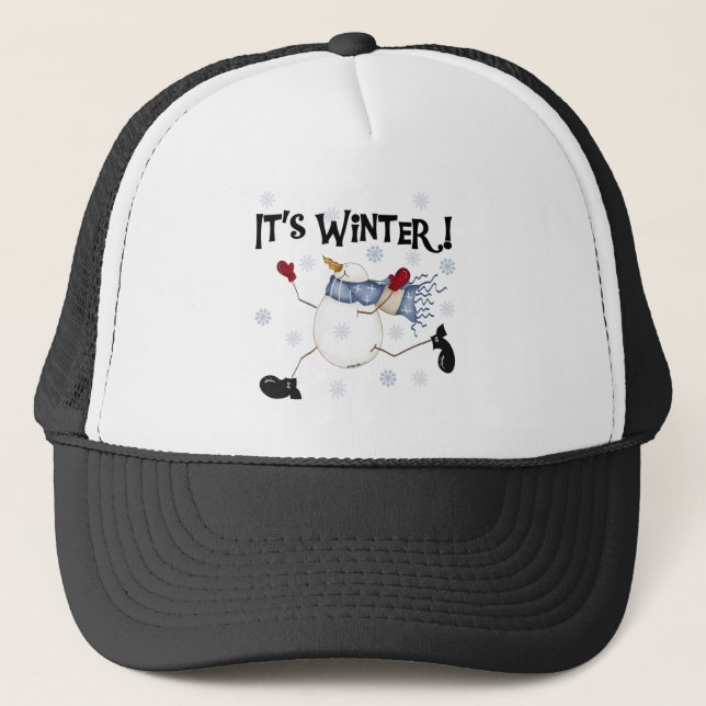 Winterschneeferien Truckerkappe (Vorderseite)