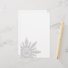 Winterschneeflocke Briefpapier