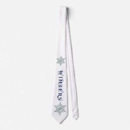 Winterschneeflocke Krawatte