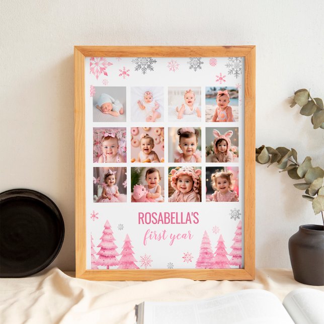 Winterschneeflocke - Meilenstein im Foto Poster (Von Creator hochgeladen)