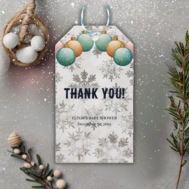 Winterschneeflocken Balls Ornaments Kinderdusche Geschenkanhänger (Von Creator hochgeladen)