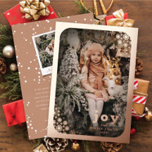 Winterschneeflocken Frame Happy Holidays Elegante