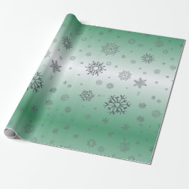 Winterschneeflocken Geschenkpapier