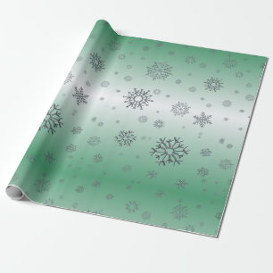 Winterschneeflocken Geschenkpapier