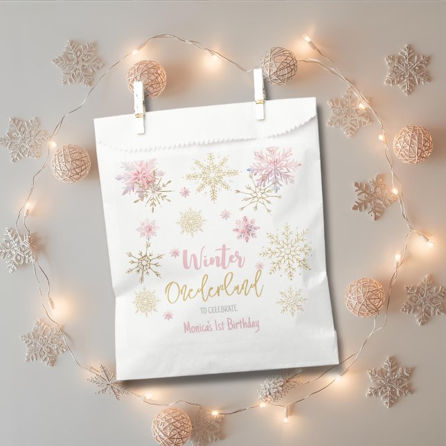 Winterschneeflocken im Glitzer der Nationalstaaten Geschenktütchen (Von Creator hochgeladen)