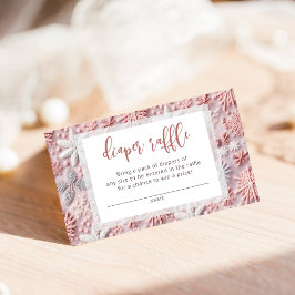 Winterschneeflocken Kinderduschmaschine Windelrad Begleitkarte