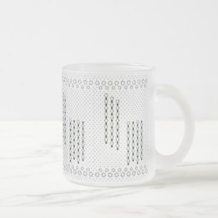 Winterschneeflocken Mattglastasse