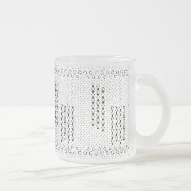 Winterschneeflocken Mattglastasse (Rechts)