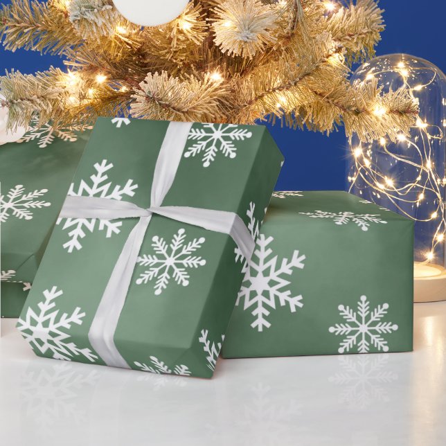 Winterschneeflocken Musterpapier für Urlaubserlebn Geschenkpapier (Feiertage)