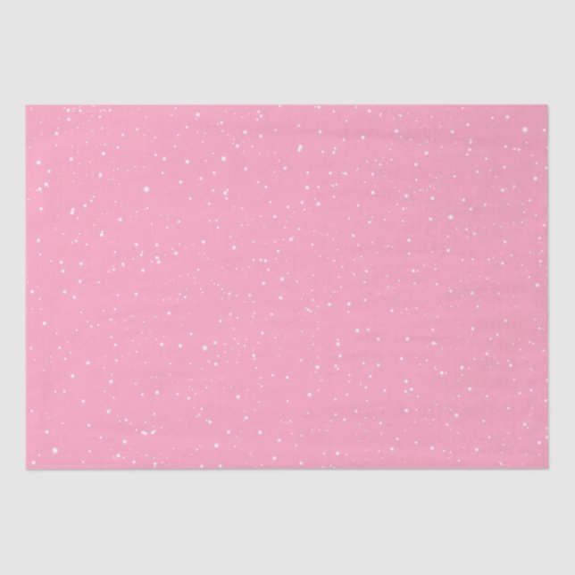 Winterschneeflocken pink seidenpapier (Vorderseite)