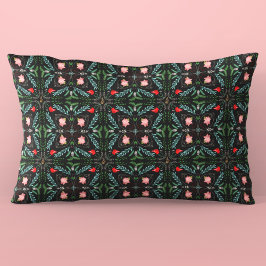 Winterschneeflocken, Poinsettias, Kardinal Dekokissen