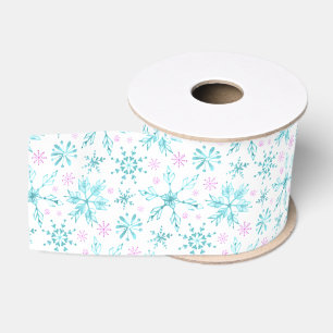 Winterschneeflocken Ripsband