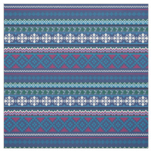 Winterschneeflocken Sweater Print Fabric Stoff