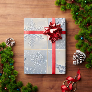 Winterschneeflocken-Wrapper Geschenkpapier