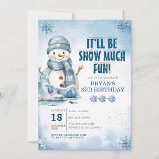 Winterschneeflocken zum Geburtstag werden Spaß mac Einladung