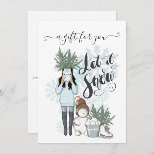 Winterschneegeschenk