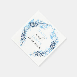 Winterschneehochzeit Serviette