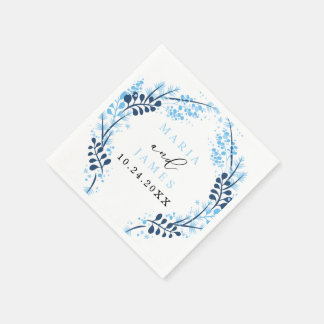 Winterschneehochzeit Serviette