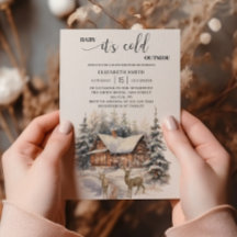 Winterschneejause Es ist kalte Außendusche