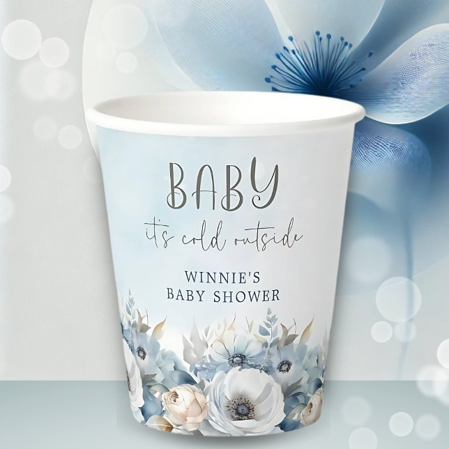 Winterschneejause Es ist kalte Außendusche Pappbecher (Von Creator hochgeladen)