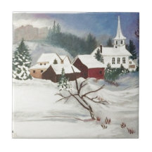 Winterschneekapelle Weihnachtszeit