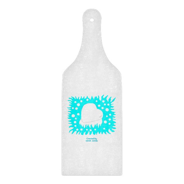 Winterschneekopfpaddel Schneidebrett (Vorderseite)