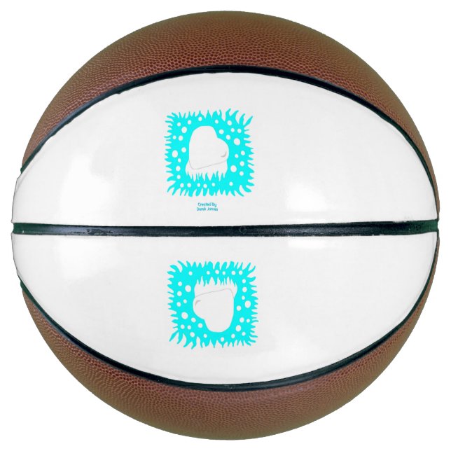 Winterschneekorb Basketball (Vorderseite)