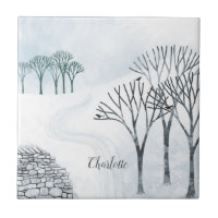 Winterschneelandschaft Personalisiert