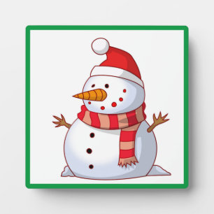 WINTERSCHNEEMANN FOTOPLATTE