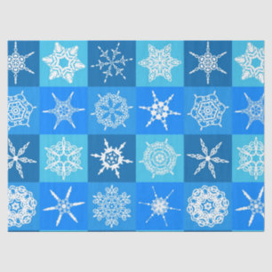 Winterschneepapier Seidenpapier