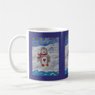 Winterschneepinguin-Tasse Kaffeetasse