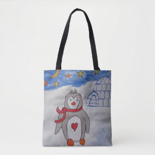 Winterschneepinguin Tote-Tasche