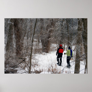 Winterschneeschuhen Poster
