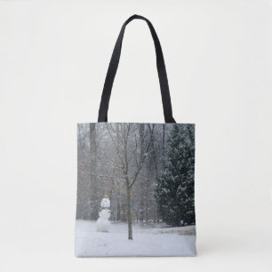 Winterschneeszene der Nachbarin