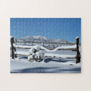 Winterschneeszene im Norden von Arizona Puzzle