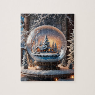 Winterschneewolkenpuzzle Puzzle
