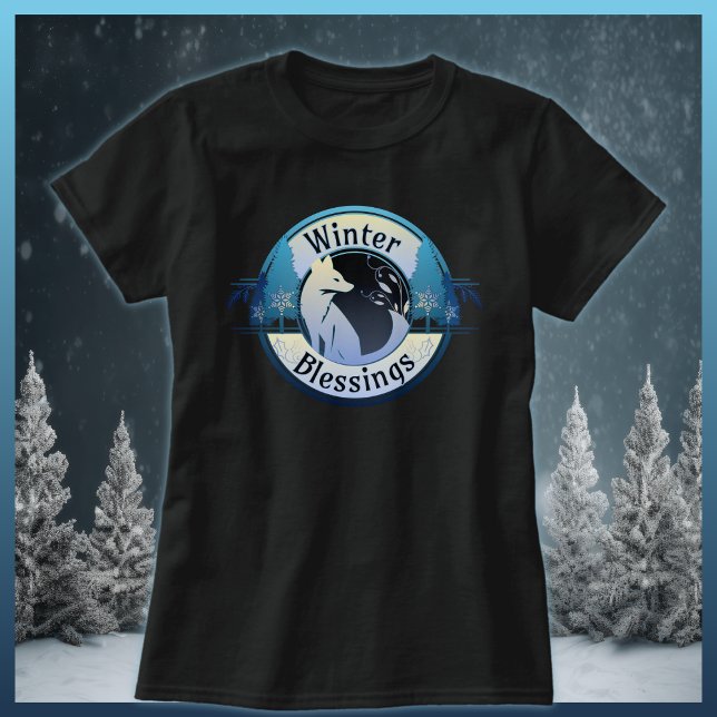 Wintersegmente Fox-Abzeichen T-Shirt (Von Creator hochgeladen)