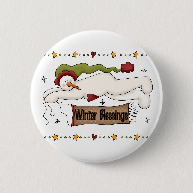 Wintersegmente - Hemden und Geschenke Button (Vorderseite)