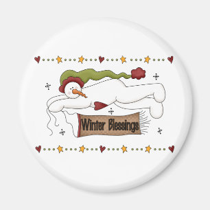 Wintersegmente - Hemden und Geschenke Magnet
