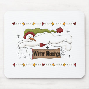 Wintersegmente - Hemden und Geschenke Mousepad