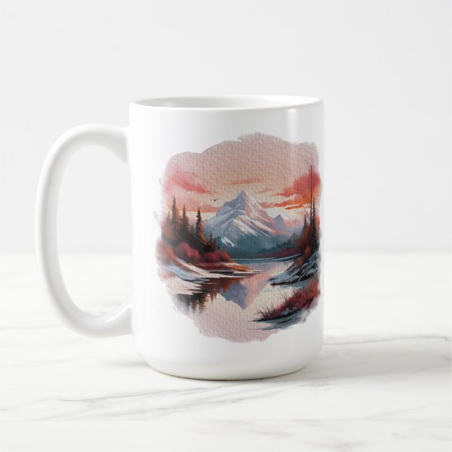 Winterserie 15 oz Klassische Tasse (Links)