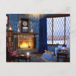 Wintersernähe Postkarte