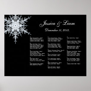 Wintersitzkarte Poster