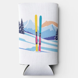 Winterskigebirge Selters Dosenkühler